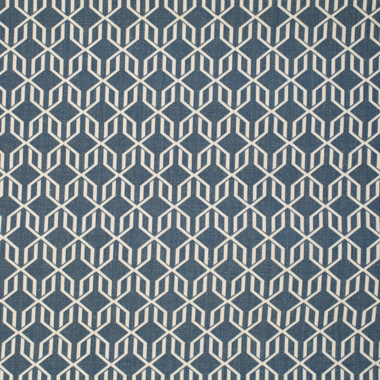 Mitchell MDS FF-2405-31 Herringbone,Lattice,Trellis Taproot-Sapphire - Eade's Wallpaper