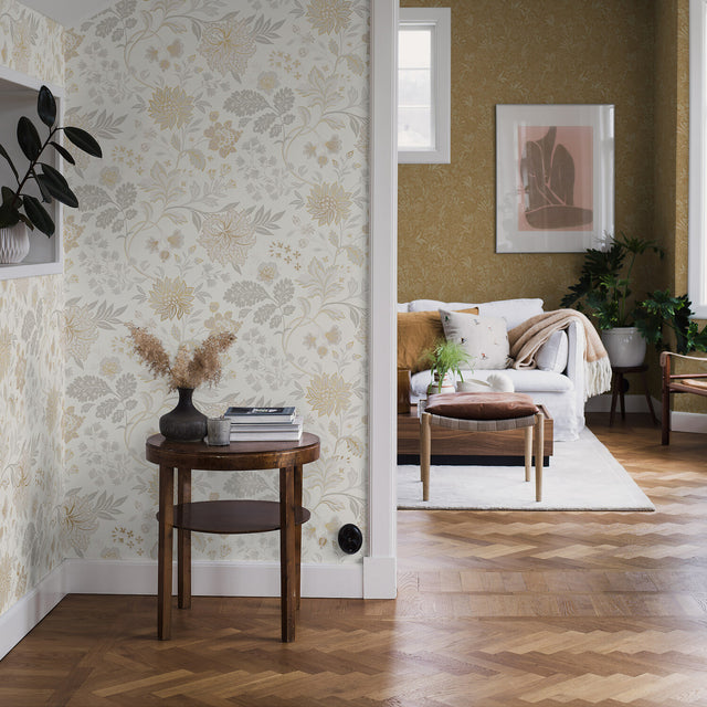 Schumacher 2007 ALICIA in STONE AND GOLD Wallpaper - BORÃ…ST