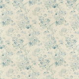 LEE JOFA 2007157.153.0 GARDEN ROSES AQUA/BLUE Fabric - Eade's Wallpaper