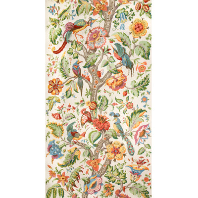 LEE JOFA 2009129.519.0 TREE OF LIFE WHITE Fabric - Eade's Wallpaper
