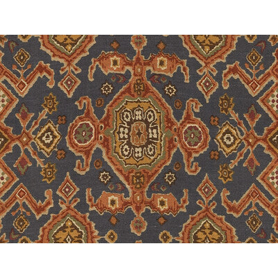 LEE JOFA 2009145.15.0 PERSEUS PRINT BLUE Fabric - Eade's Wallpaper
