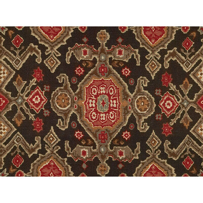 LEE JOFA 2009145.8.0 PERSEUS PRINT BLACK Fabric - Eade's Wallpaper