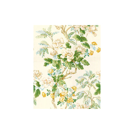 LEE JOFA 2009164.431.0 CHINESE PEONY GOLD Fabric - Eade's Wallpaper