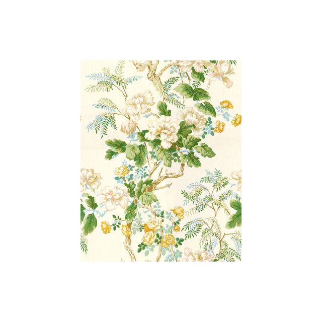 LEE JOFA 2009164.431.0 CHINESE PEONY GOLD Fabric - Eade's Wallpaper