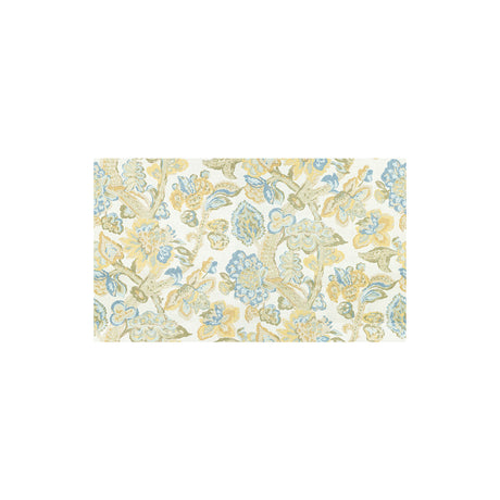 LEE JOFA 2009165.405.0 LA CINTA LEMON/BLUE Fabric - Eade's Wallpaper