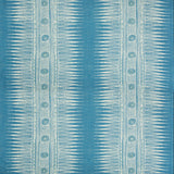 LEE JOFA 2010136.505.0 INDIAN ZAG MARINE Fabric - Eade's Wallpaper