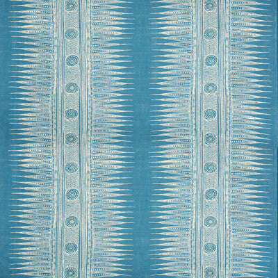 LEE JOFA 2010136.505.0 INDIAN ZAG MARINE Fabric - Eade's Wallpaper
