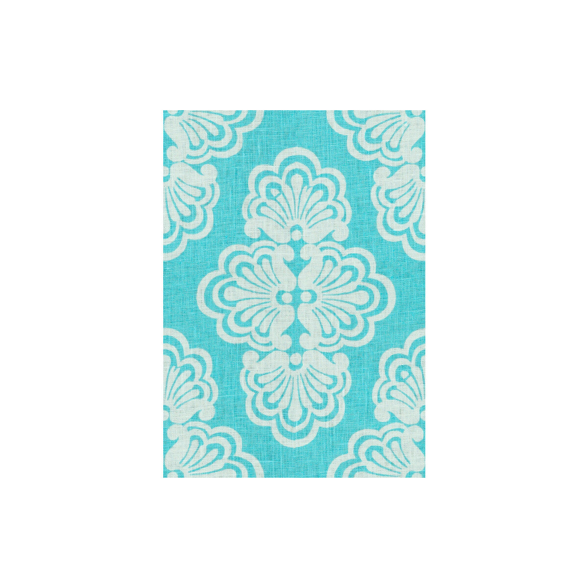 LEE JOFA 2011104.15.0 SHELL WE SHORELY BLUE Fabric - Eade's Wallpaper