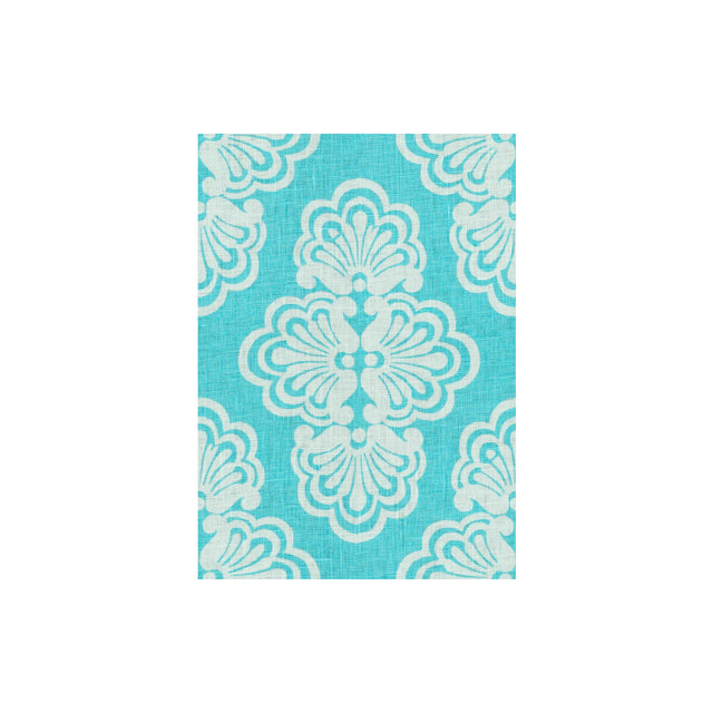 LEE JOFA 2011104.15.0 SHELL WE SHORELY BLUE Fabric - Eade's Wallpaper