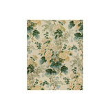 LEE JOFA 2011118.134.0 HOLLYHOCK HDB LEMON/AQUA Fabric - Eade's Wallpaper