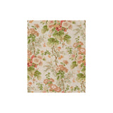 LEE JOFA 2011118.73.0 HOLLYHOCK HDB CORAL/APPLE Fabric - Eade's Wallpaper