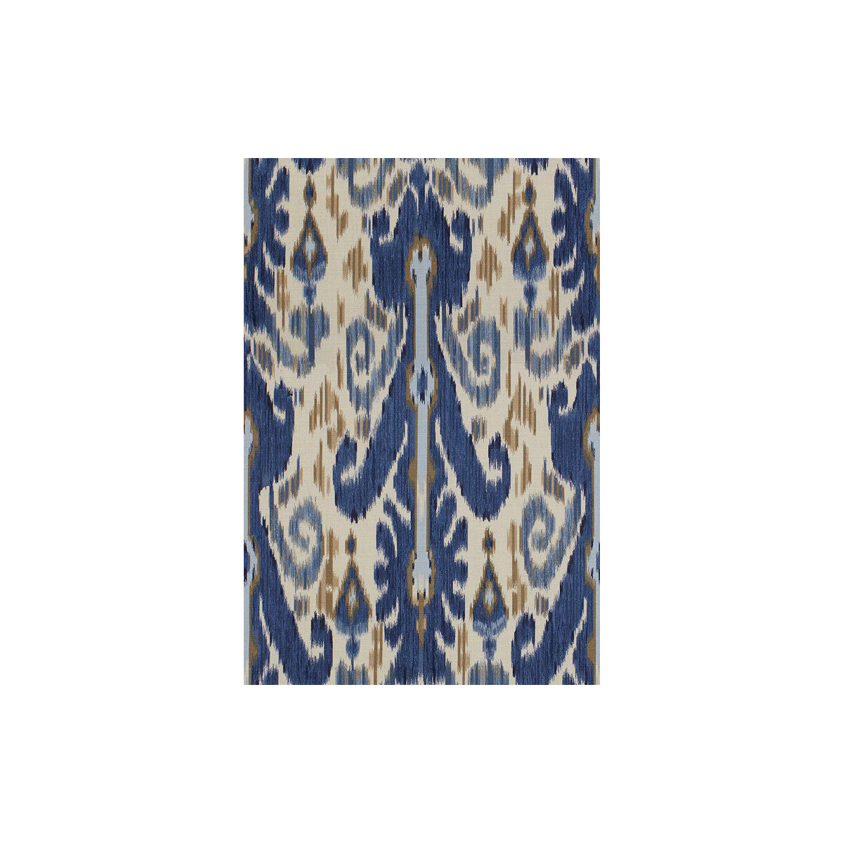 LEE JOFA 2012103.50.0 PARDAH PRINT INDIGO Fabric - Eade's Wallpaper