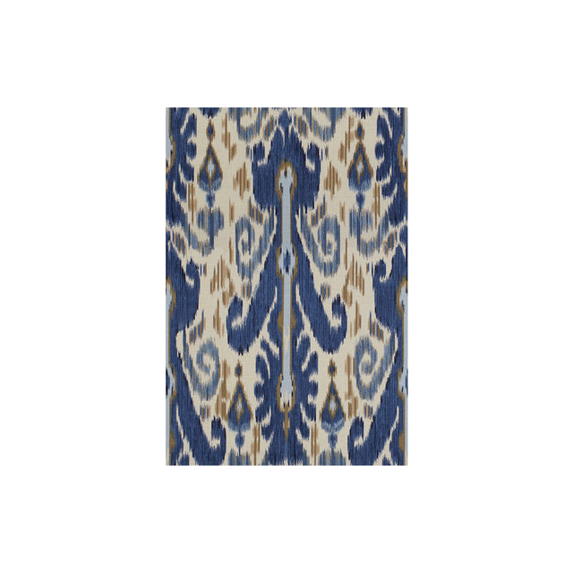 LEE JOFA 2012103.50.0 PARDAH PRINT INDIGO Fabric - Eade's Wallpaper