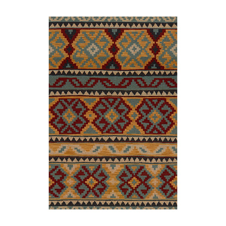 LEE JOFA 2012112.154.0 KEKOUA CAPRI/OCHRE Fabric - Eade's Wallpaper