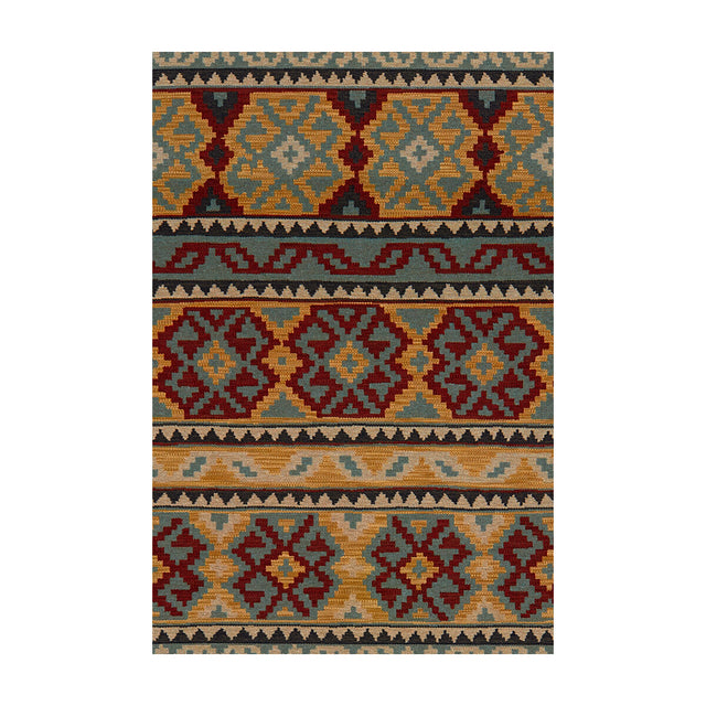 LEE JOFA 2012112.154.0 KEKOUA CAPRI/OCHRE Fabric - Eade's Wallpaper