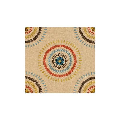 LEE JOFA 2012115.534.0 HAZEL EMBROIDERY TEAL Fabric - Eade's Wallpaper