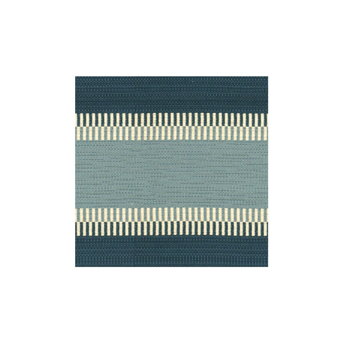 LEE JOFA 2012128.505.0 DORINDA STRIPE BLUE Fabric - Eade's Wallpaper