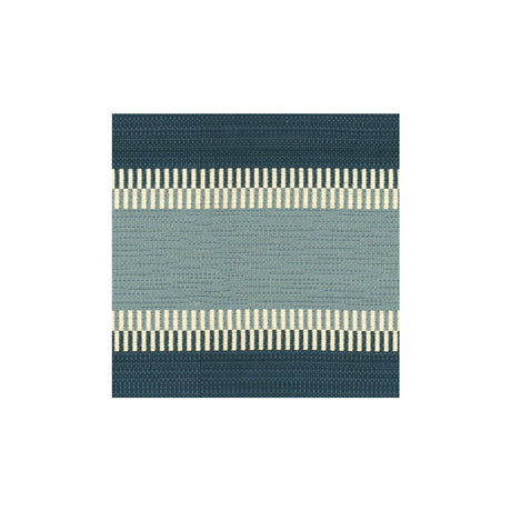 LEE JOFA 2012128.505.0 DORINDA STRIPE BLUE Fabric - Eade's Wallpaper