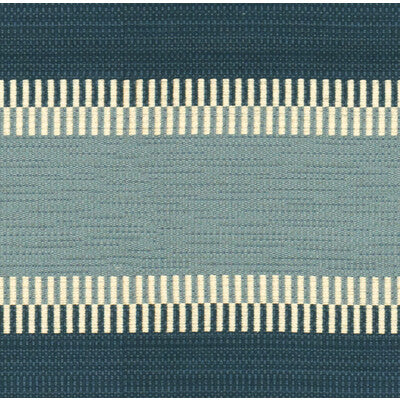 LEE JOFA 2012128.505.0 DORINDA STRIPE BLUE Fabric - Eade's Wallpaper