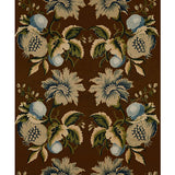 LEE JOFA 2012142.650.0 JESSUP SEPIA/INDIGO Fabric - Eade's Wallpaper