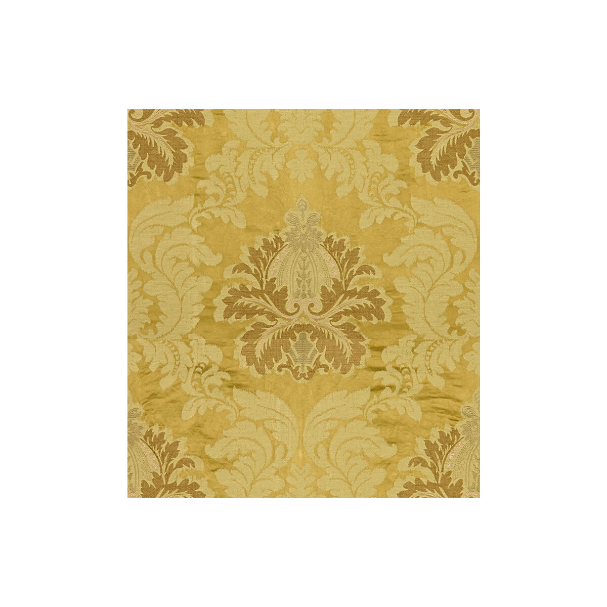 LEE JOFA 2012154.4.0 EMILIA DAMASK GOLD Fabric - Eade's Wallpaper