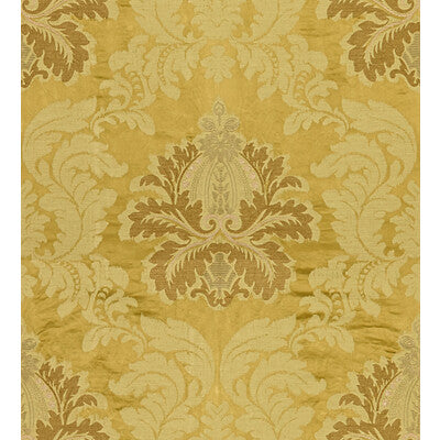 LEE JOFA 2012154.4.0 EMILIA DAMASK GOLD Fabric - Eade's Wallpaper