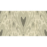 LEE JOFA 2013138.811.0 KHALAT IKAT EBONY/PEWTER Fabric - Eade's Wallpaper