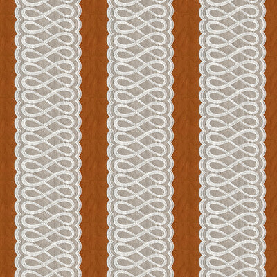 LEE JOFA 2015103.22.0 GRACE SPICE/TAUPE Fabric - Eade's Wallpaper