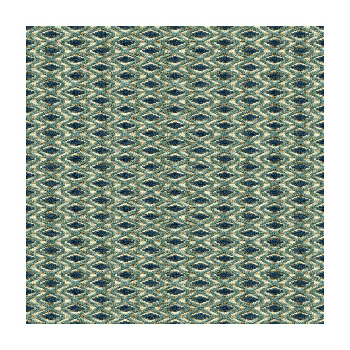 LEE JOFA 2015119.135.0 OTTO TRELLIS LAGOON/TEAL Fabric - Eade's Wallpaper