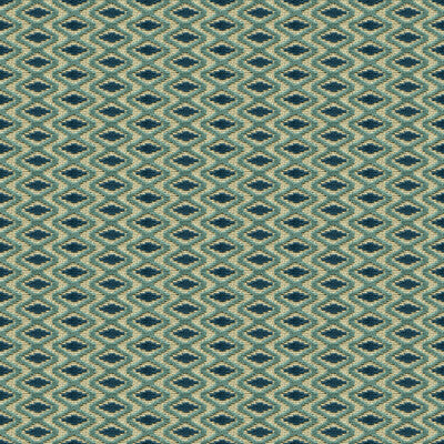 LEE JOFA 2015119.135.0 OTTO TRELLIS LAGOON/TEAL Fabric - Eade's Wallpaper