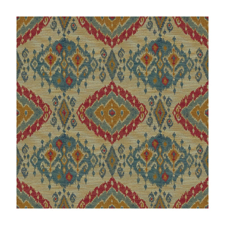 LEE JOFA 2015125.139.0 BOSHAM LAKE/RED Fabric - Eade's Wallpaper