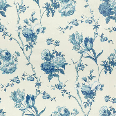 LEE JOFA 2015132.515.0 ALLEGRA BLUES Fabric - Eade's Wallpaper