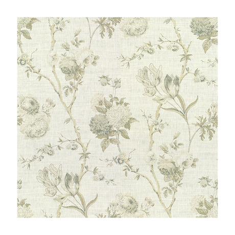 LEE JOFA 2015133.11.0 ALLEGRA LINEN GREY Fabric - Eade's Wallpaper