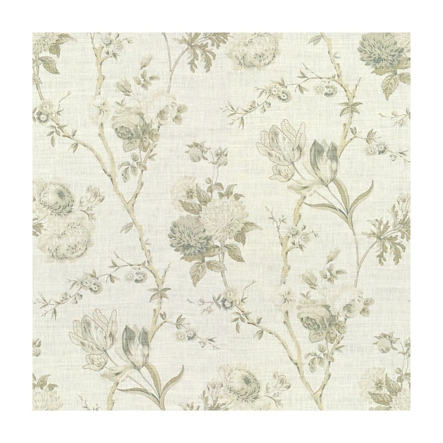 LEE JOFA 2015133.11.0 ALLEGRA LINEN GREY Fabric - Eade's Wallpaper