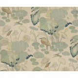 LEE JOFA 2016100.311.0 NYMPHEUS TWILL FROST/SEA Fabric - Eade's Wallpaper
