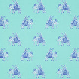 LEE JOFA 2016114.135.0 BAZAAR SHORELY BLUE Fabric - Eade's Wallpaper
