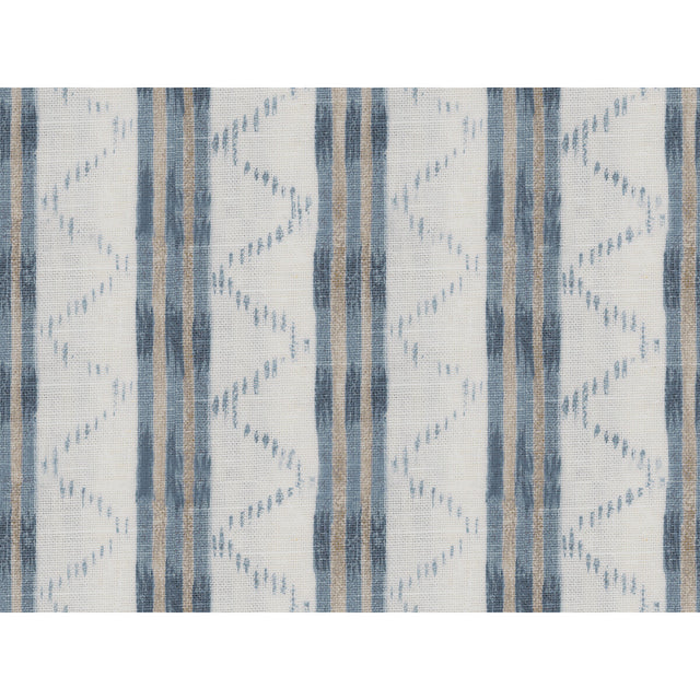 LEE JOFA 2017106.5.0 MAKASSAR BLUE Fabric - Eade's Wallpaper