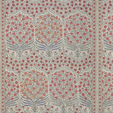 LEE JOFA 2017108.519.0 SAMEERA RED/BLUE Fabric - Eade's Wallpaper