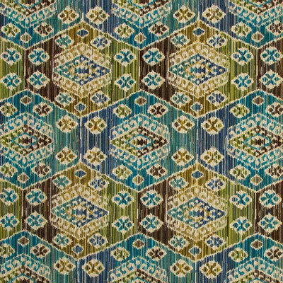 LEE JOFA 2017124.536.0 BISTI VELVET TEAL/FOREST Fabric - Eade's Wallpaper