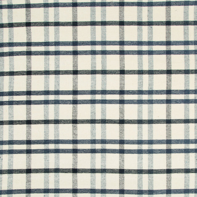 LEE JOFA 2017125.515.0 FANNIN PLAID BLUE/NAVY Fabric - Eade's Wallpaper