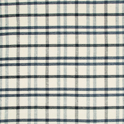 LEE JOFA 2017125.515.0 FANNIN PLAID BLUE/NAVY Fabric - Eade's Wallpaper