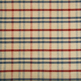 LEE JOFA 2017125.519.0 FANNIN PLAID RUBY/NAVY Fabric - Eade's Wallpaper