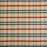 LEE JOFA 2017125.519.0 FANNIN PLAID RUBY/NAVY Fabric - Eade's Wallpaper