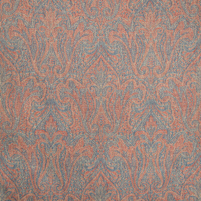 LEE JOFA 2017126.519.0 TOCCOA PAISLEY RUBY/BLUE Fabric - Eade's Wallpaper