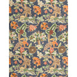 LEE JOFA 2017133.5.0 LEYLAND PRINT BLUE/MULTI Fabric - Eade's Wallpaper