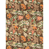 LEE JOFA 2017133.6.0 LEYLAND PRINT TOBACCO Fabric - Eade's Wallpaper