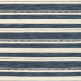 LEE JOFA 2017143.501.0 ENTOTO STRIPE MARINE/IVORY Fabric - Eade's Wallpaper