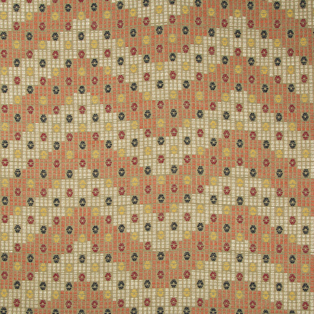 LEE JOFA 2017145.695.0 ADDIS ABABA BEIGE/MULTI Fabric - Eade's Wallpaper