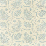 LEE JOFA 2017158.15.0 PALMERO EMB ECRU/SKY Fabric - Eade's Wallpaper
