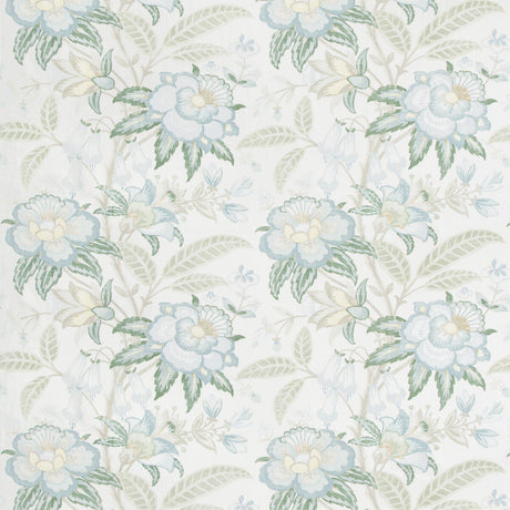 LEE JOFA 2017164.153.0 DAVENPORT PRINT SEA MIST Fabric - Eade's Wallpaper